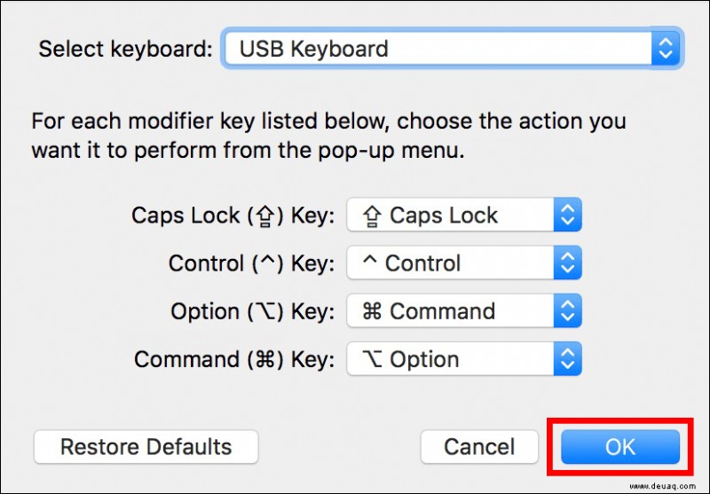 Was ist die Optionstaste auf einer Windows-Tastatur?