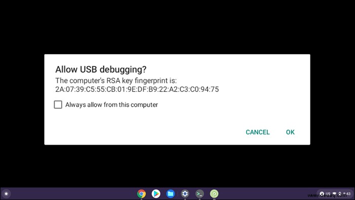 So laden Sie Apps von der Seite auf ein Chromebook