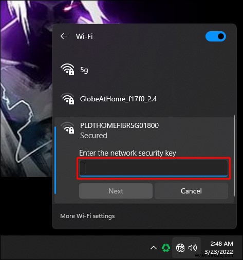 So stellen Sie eine Verbindung zu einem Wi-Fi-Netzwerk in Windows 11 her