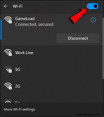 So stellen Sie eine Verbindung zu einem Wi-Fi-Netzwerk in Windows 11 her