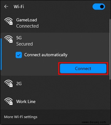 So stellen Sie eine Verbindung zu einem Wi-Fi-Netzwerk in Windows 11 her