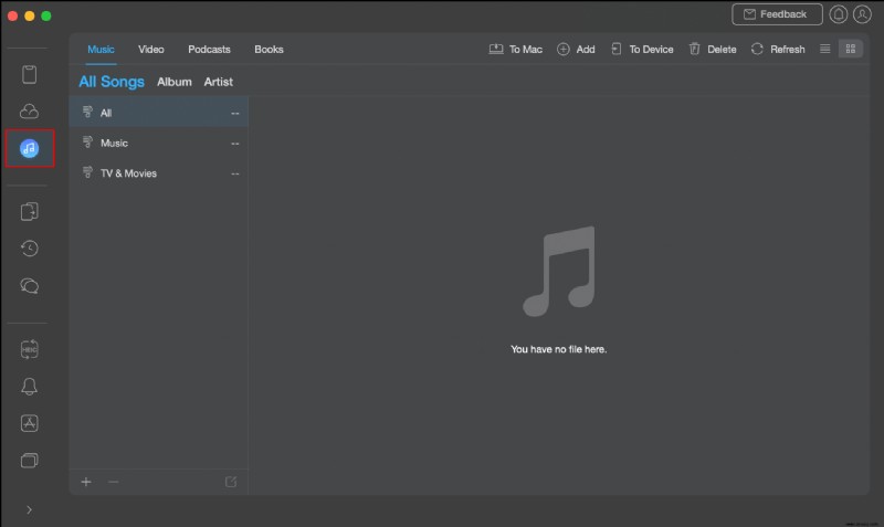 Übertragen von Songs von einem iPod auf einen PC