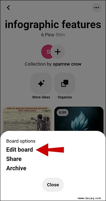 So löschen Sie ein Board in Pinterest