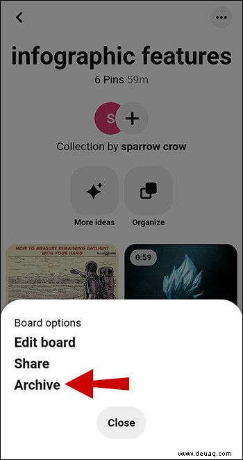 So löschen Sie ein Board in Pinterest