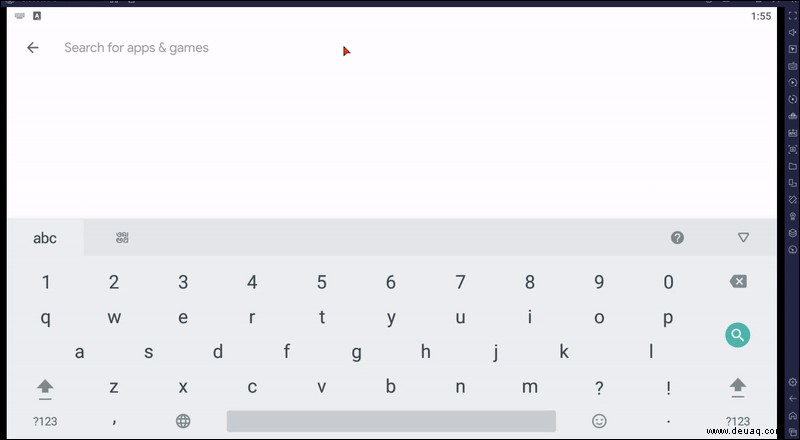 So verwenden Sie eine Tastatur mit dem BlueStacks-Android-Emulator