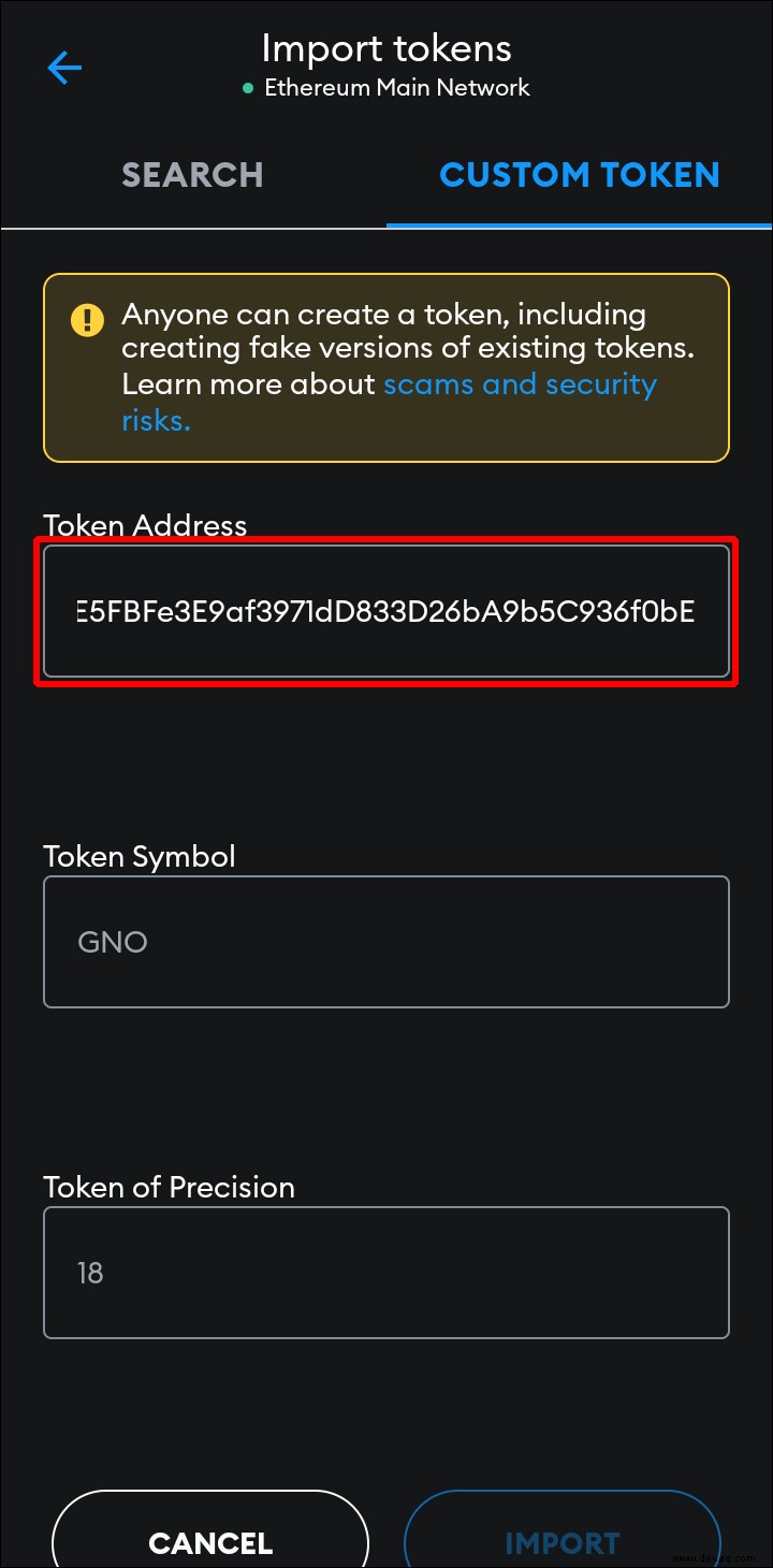 So fügen Sie ein Token zu MetaMask hinzu