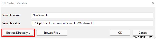 So legen Sie Umgebungsvariablen in Windows 11 fest