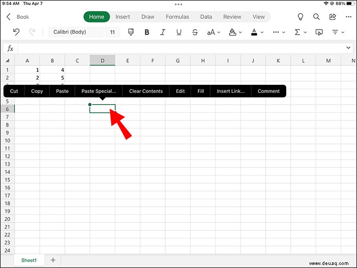 So kopieren Sie ohne ausgeblendete Zeilen in Excel