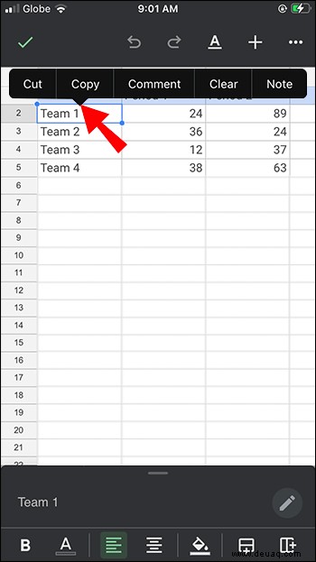 So kopieren Sie ohne ausgeblendete Zeilen in Excel