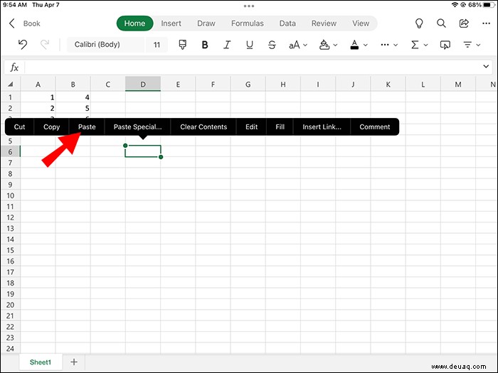 So kopieren Sie ohne ausgeblendete Zeilen in Excel