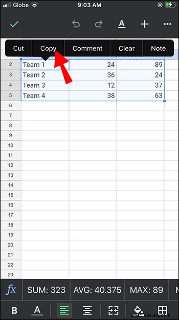 So kopieren Sie ohne ausgeblendete Zeilen in Excel