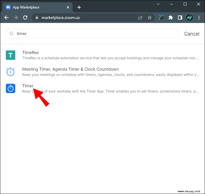 So stellen Sie einen Timer in Zoom ein