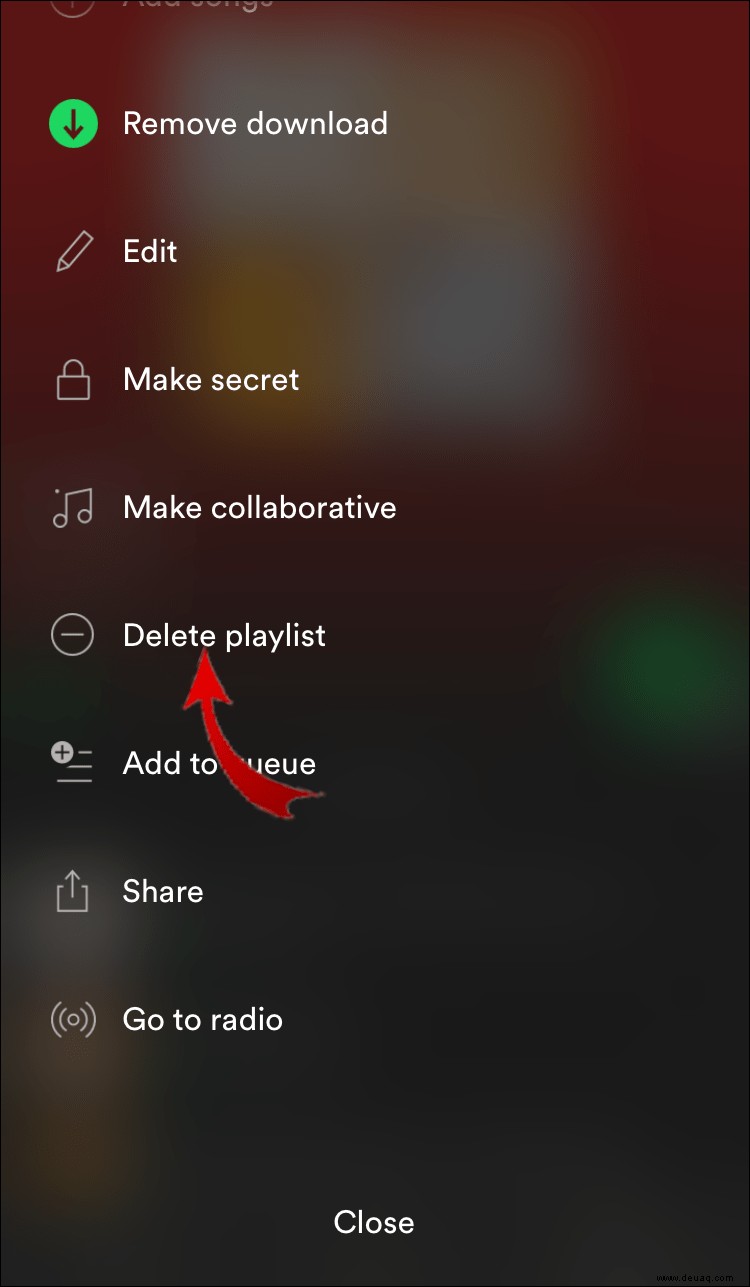 So löschen Sie eine Playlist in Spotify