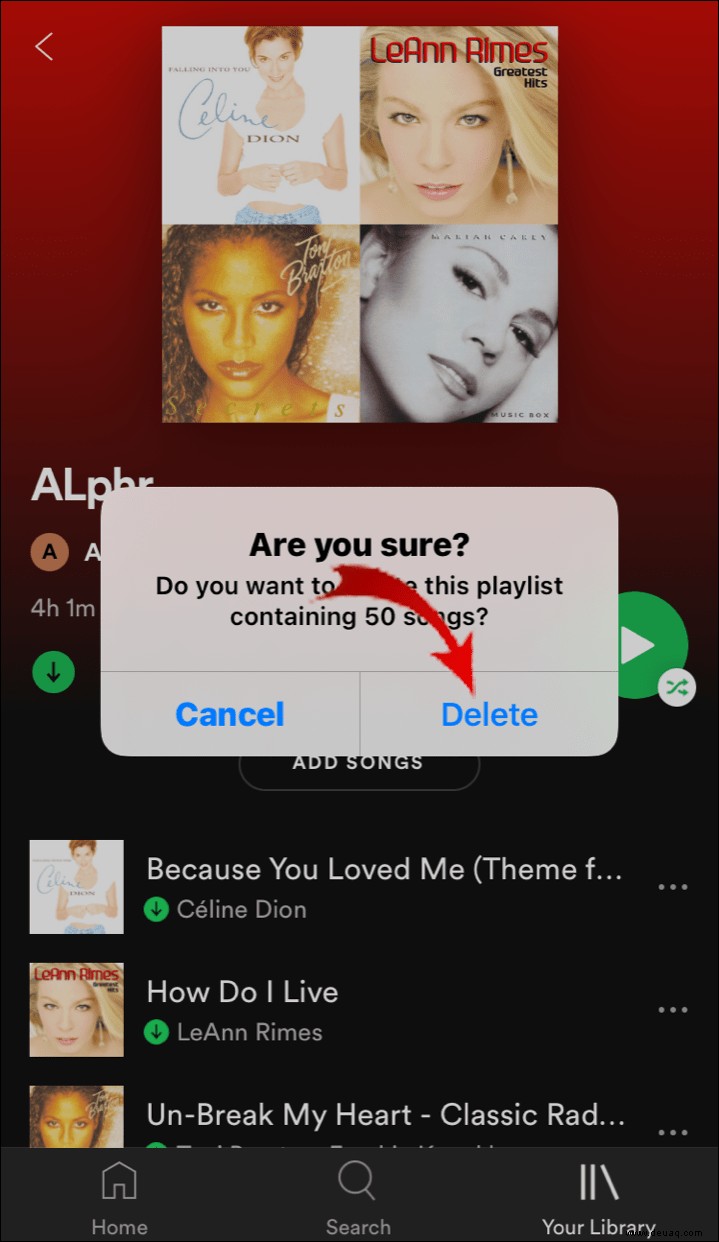 So löschen Sie eine Playlist in Spotify