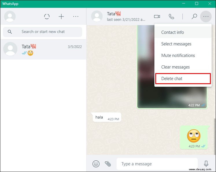 So löschen Sie einen Chat in WhatsApp auf einem PC oder Mobilgerät