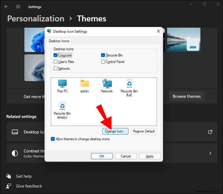 So fügen Sie Desktopsymbole in Windows 11 hinzu