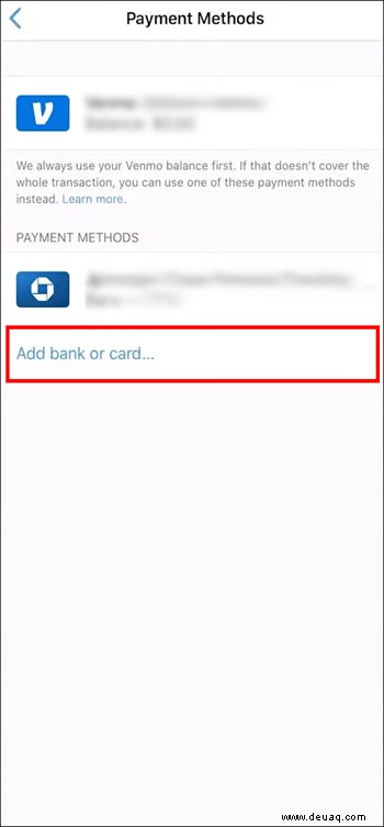 Wie man Geld auf ein Venmo-Konto einzahlt