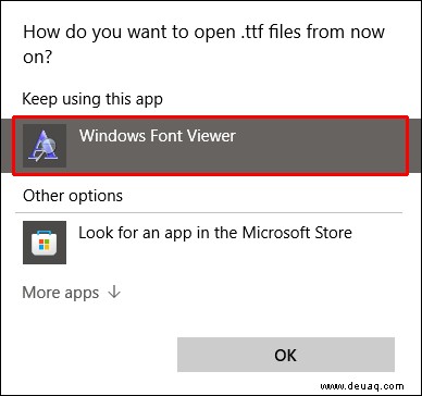 Wo speichert Windows Schriftarten? 