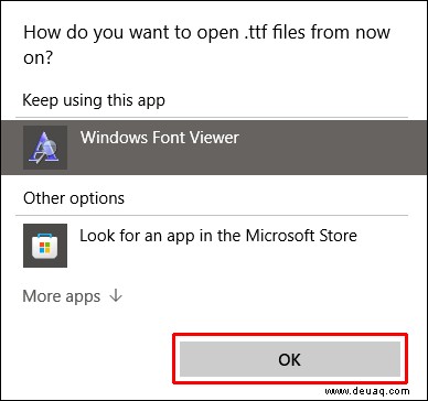 Wo speichert Windows Schriftarten? 