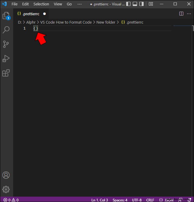 So formatieren Sie Code in VS Code 