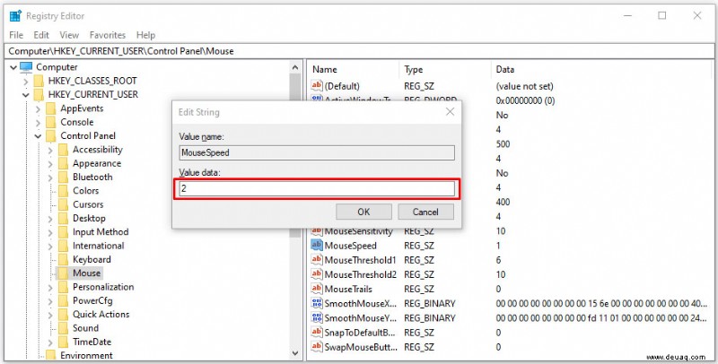 So passen Sie die Mausempfindlichkeit in Windows 10 an 