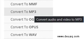 Wie man WAV in MP3 umwandelt