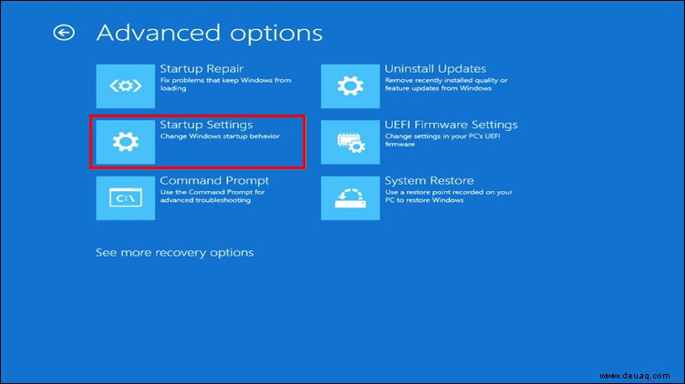 Starten im abgesicherten Modus in Windows 11