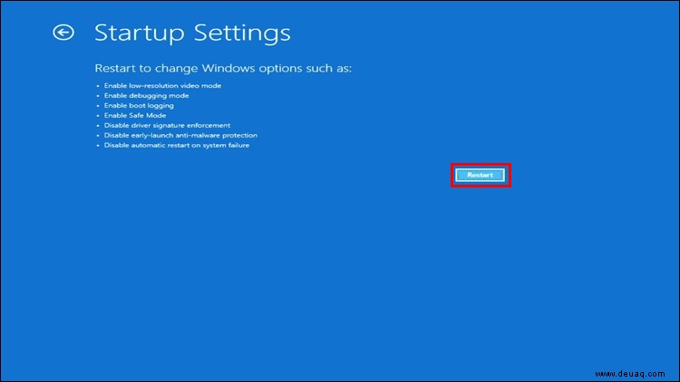 Starten im abgesicherten Modus in Windows 11