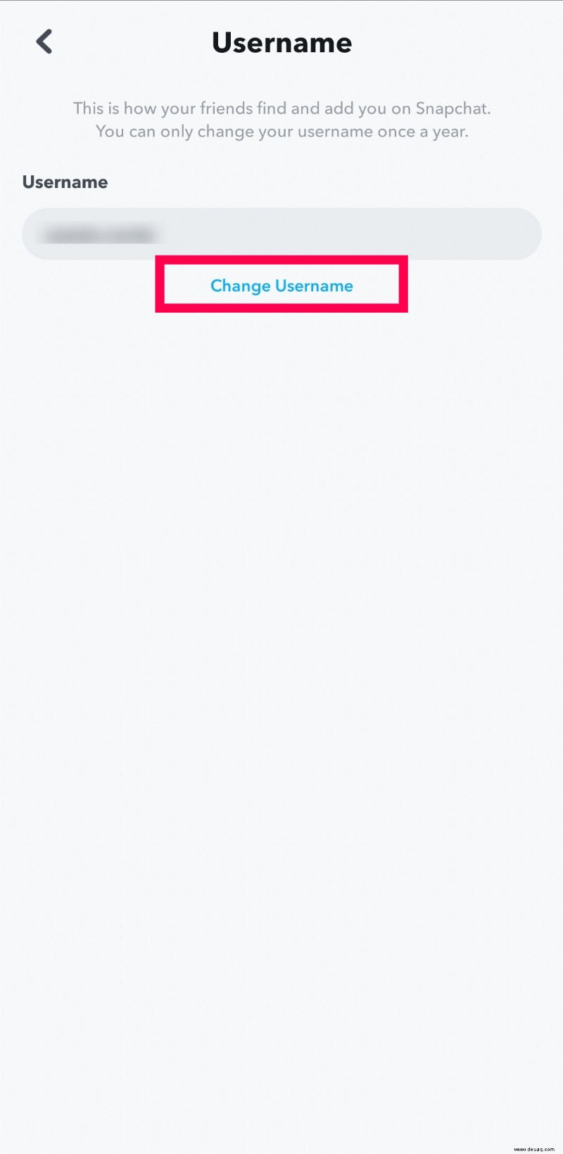 So ändern Sie Ihren Benutzernamen in Snapchat
