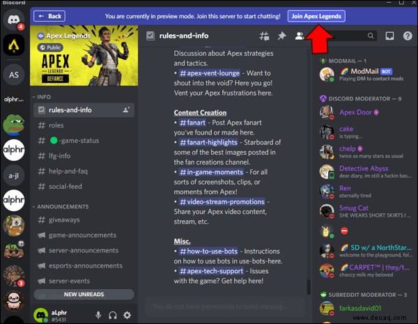 So finden Sie Discord-Server auf einem PC oder Mobilgerät