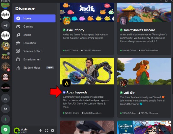 So finden Sie Discord-Server auf einem PC oder Mobilgerät