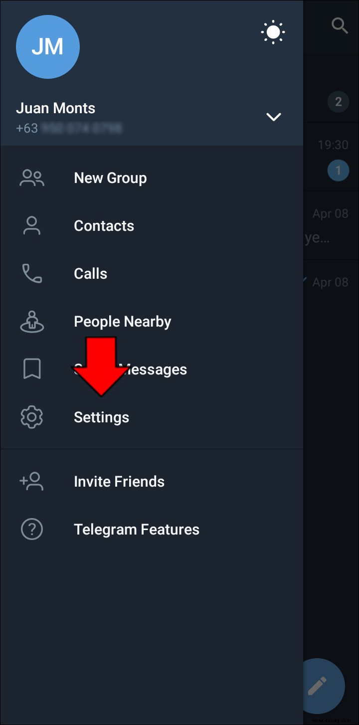 So ändern Sie Ihre Nummer in Telegram