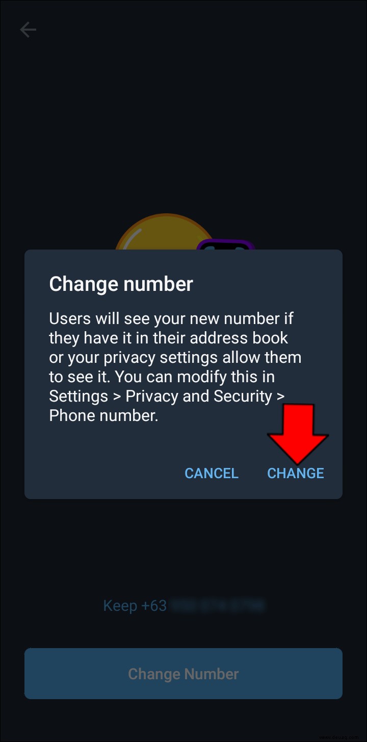 So ändern Sie Ihre Nummer in Telegram