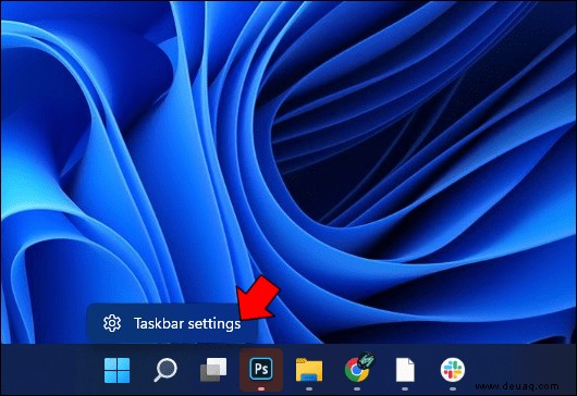 So verschieben Sie die Taskleiste in Windows 11