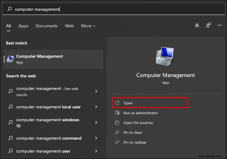 Anmeldung als Administrator in Windows 11