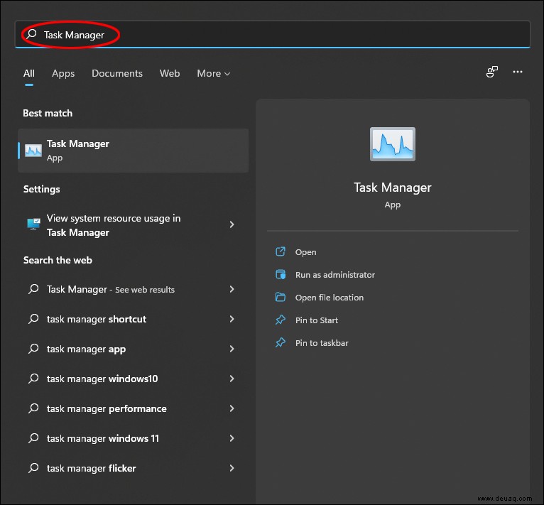 So öffnen Sie den Task-Manager in Windows 11