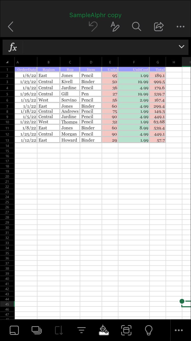 So ordnen Sie Spalten in Excel neu an