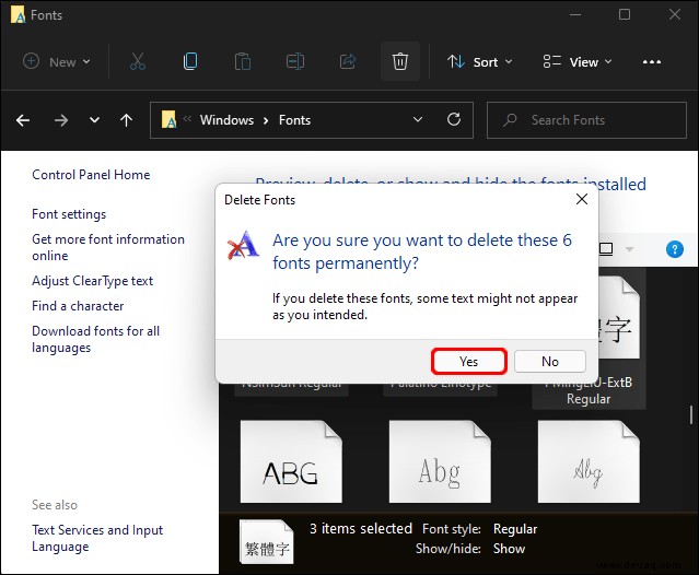 So installieren Sie Schriftarten in Windows 11