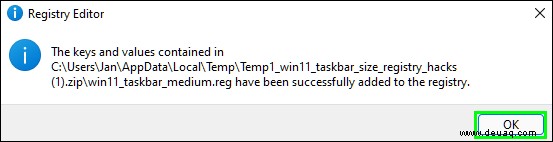 So verkleinern Sie die Taskleiste in Windows 11